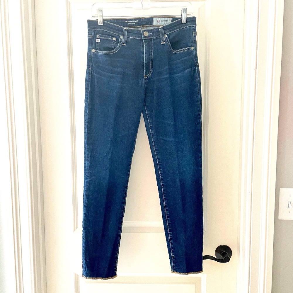AG Prima Cigarette Roll-Up Jeans